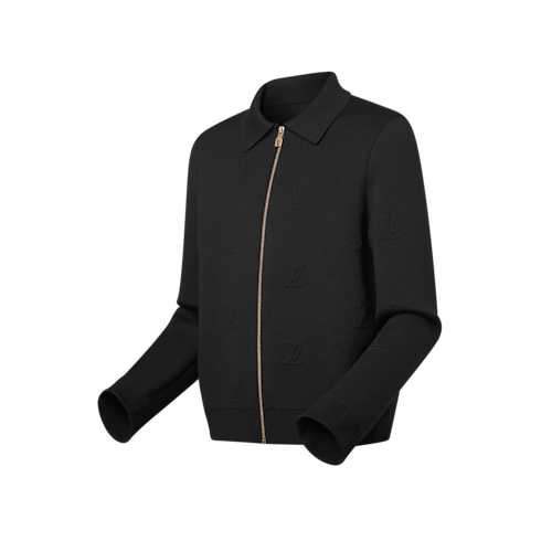 Ready-to-Wear All Ready-to-Wear LV Blason Embossed Wool Blouson | Louis Vuitton ® (Product zoom)