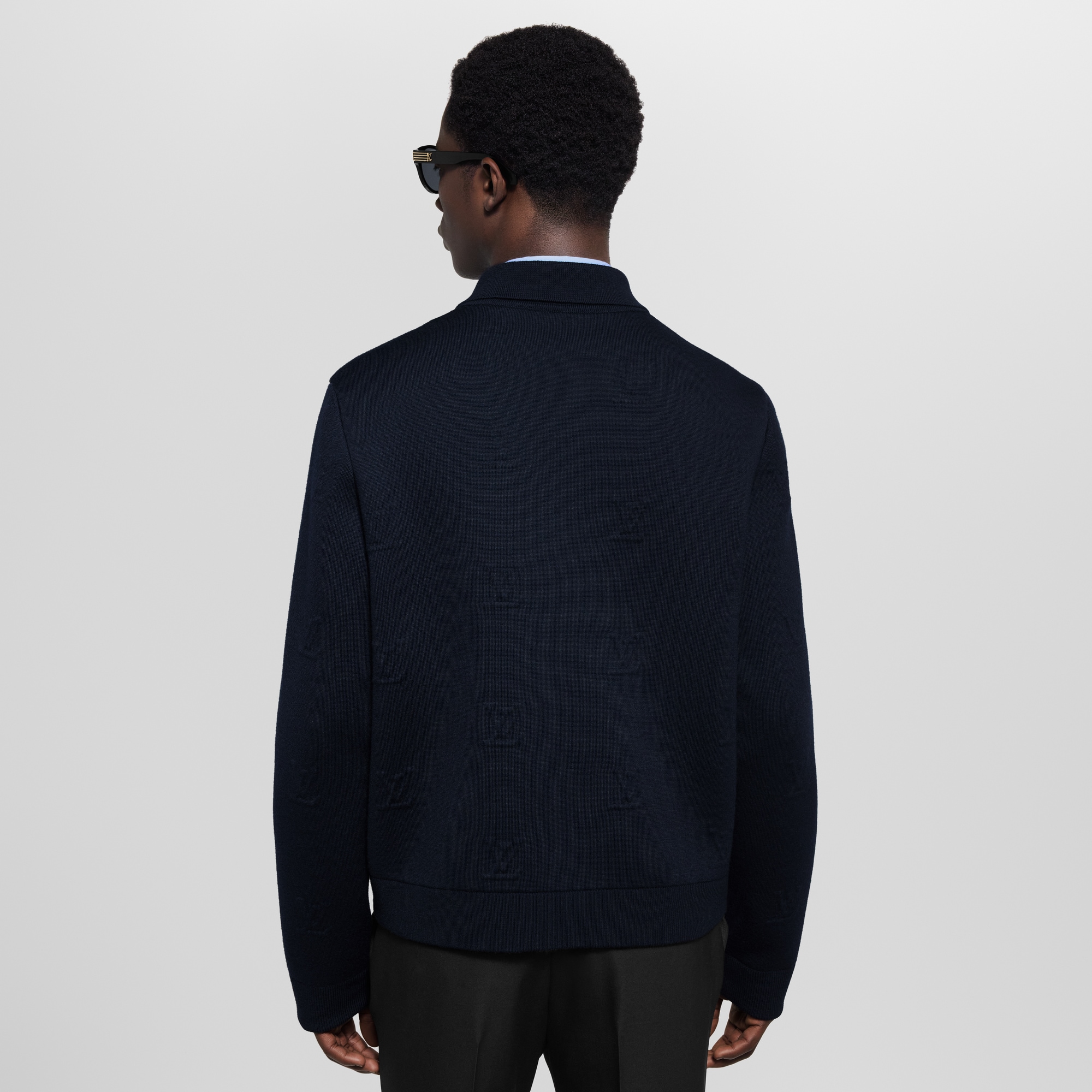  Ready-to-Wear All Ready-to-Wear LV Blason Embossed Zipped Blouson | Louis Vuitton ® (Product zoom)