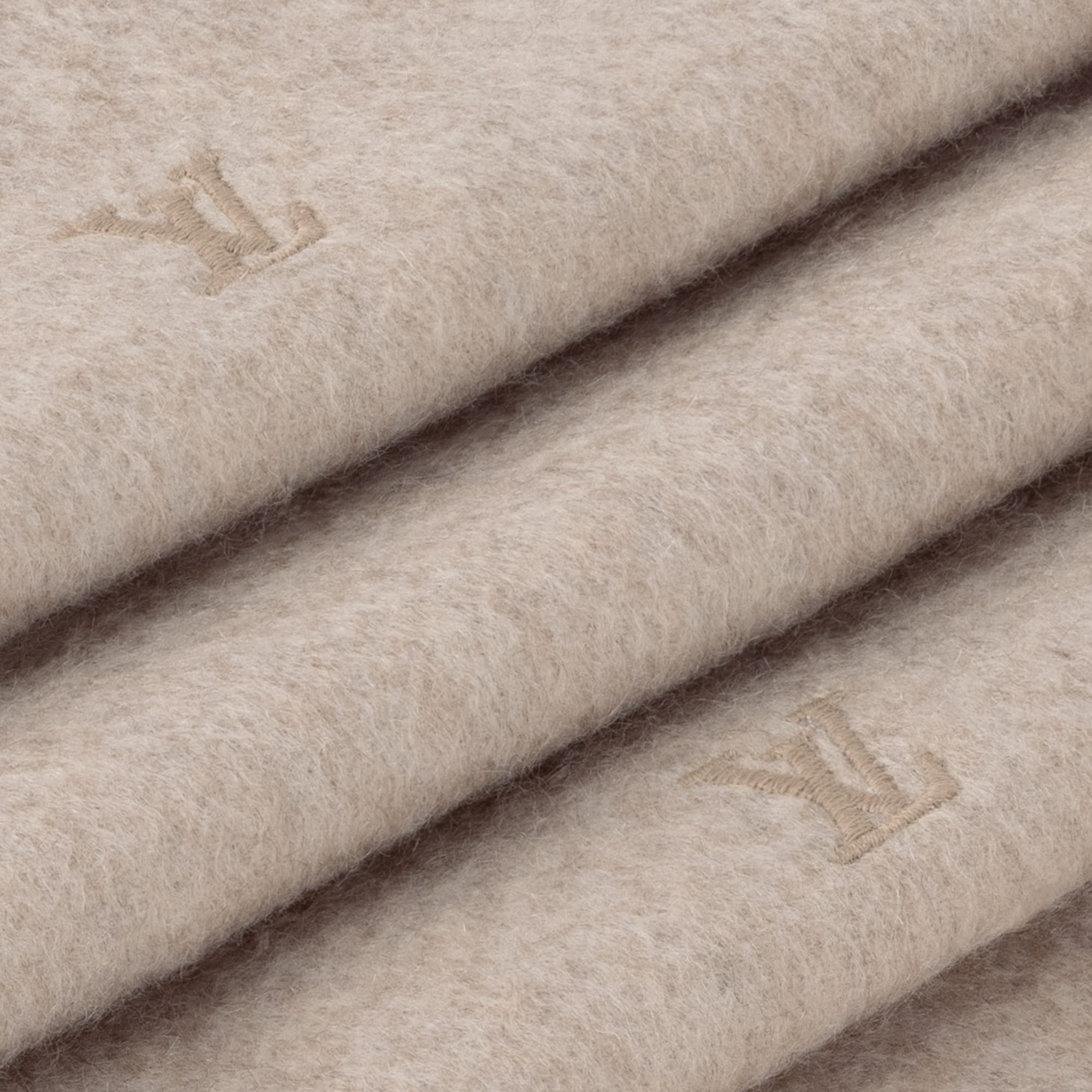 LV Blason Embroidered Scarf
