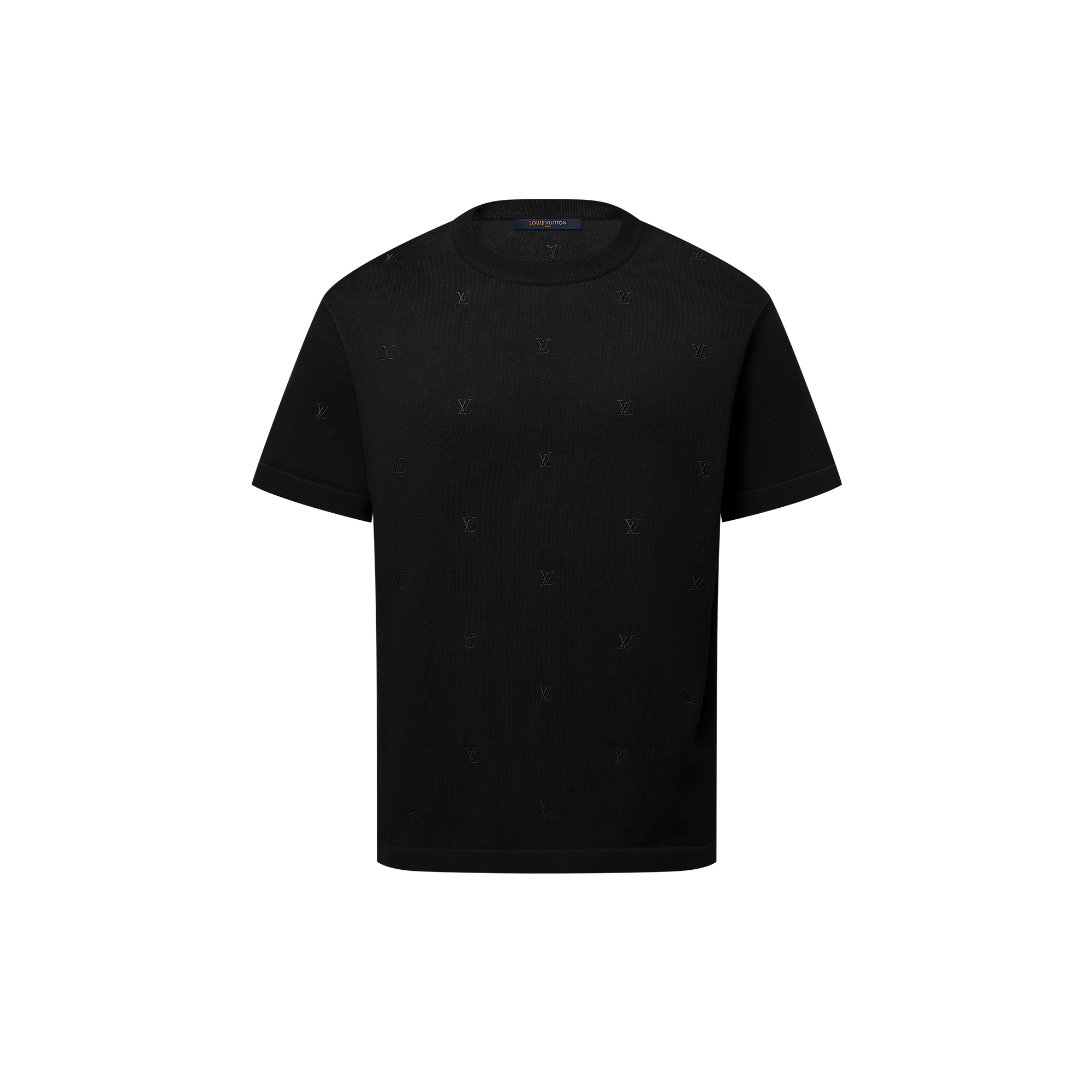 LV Blason Embroidered Short-Sleeved Crewneck