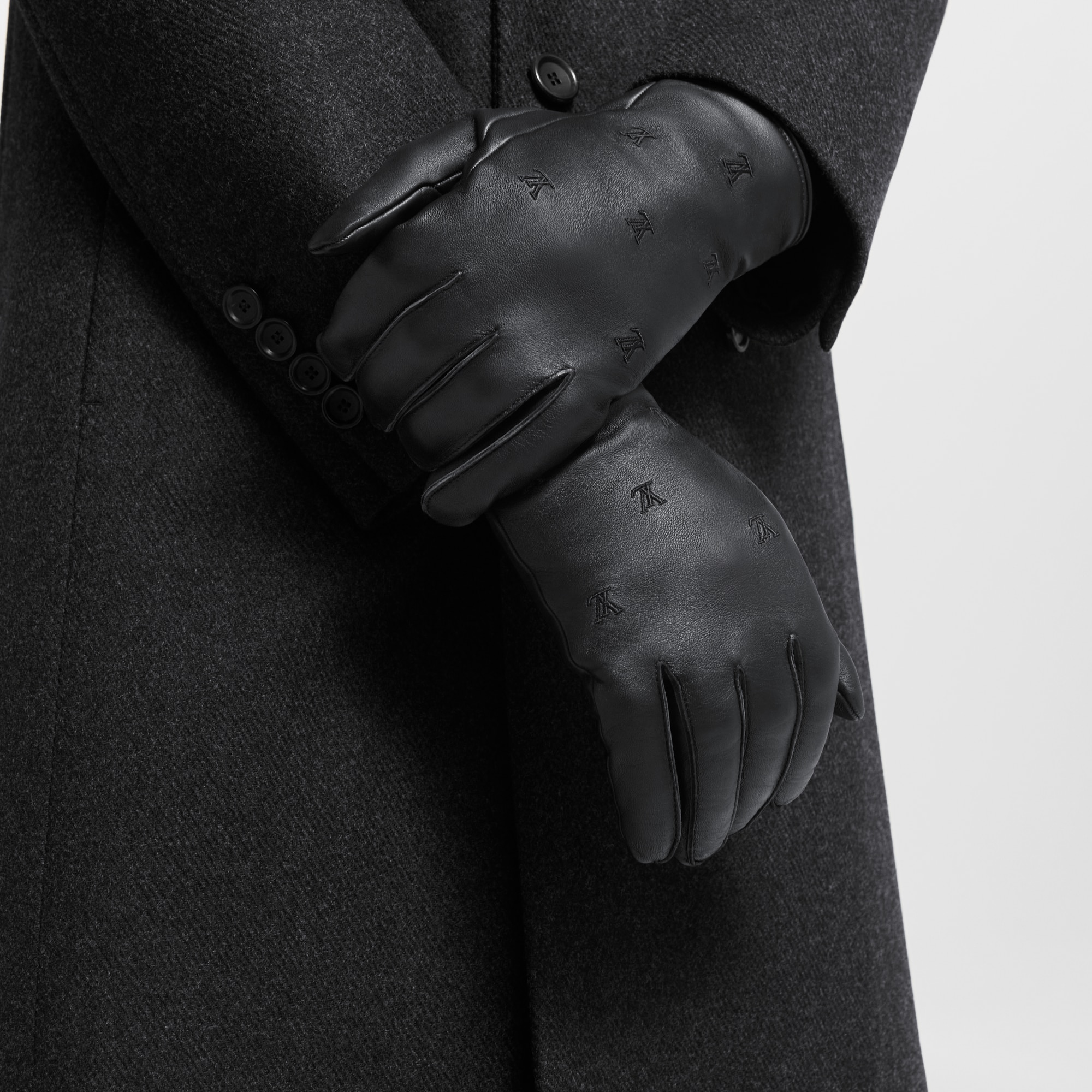 S00 Accessories Hats, Beanies and Gloves LV Blason Gloves | Louis Vuitton ® (Product zoom)
