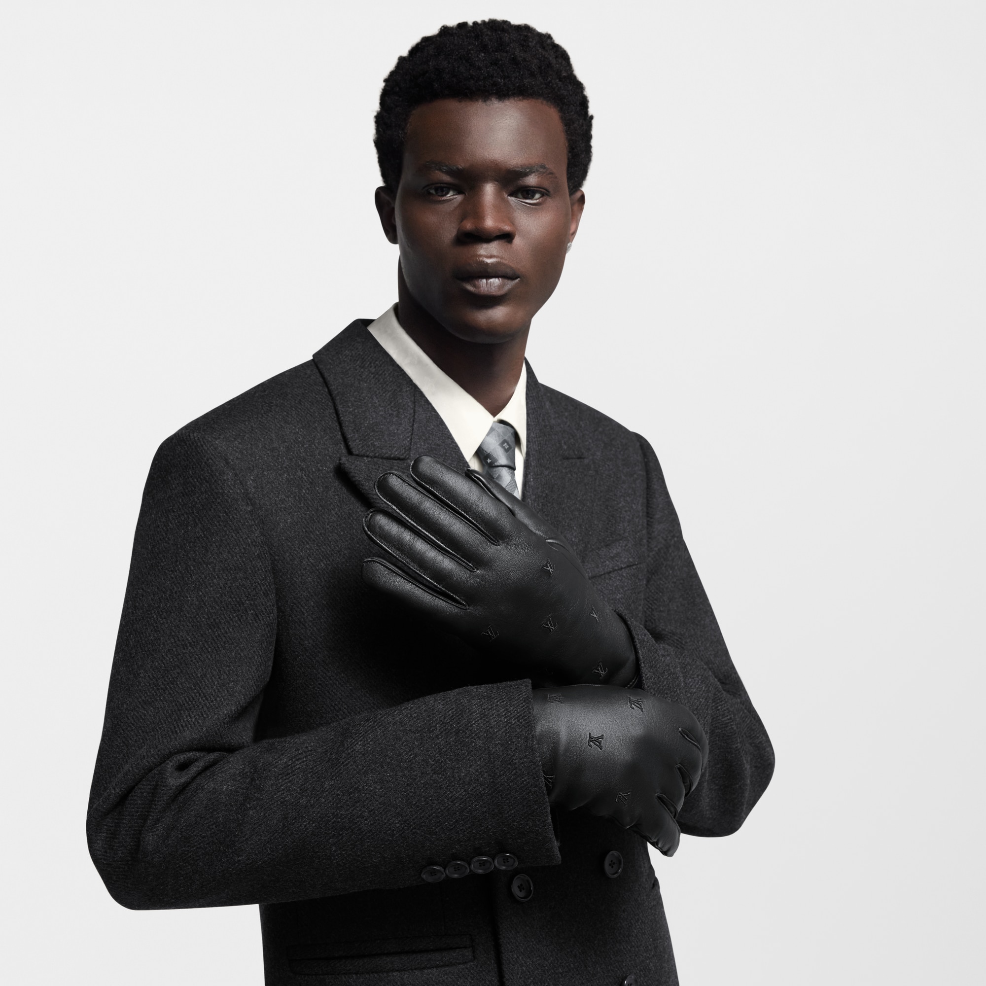 S00 Accessories Hats, Beanies and Gloves LV Blason Gloves | Louis Vuitton ® (Product zoom)