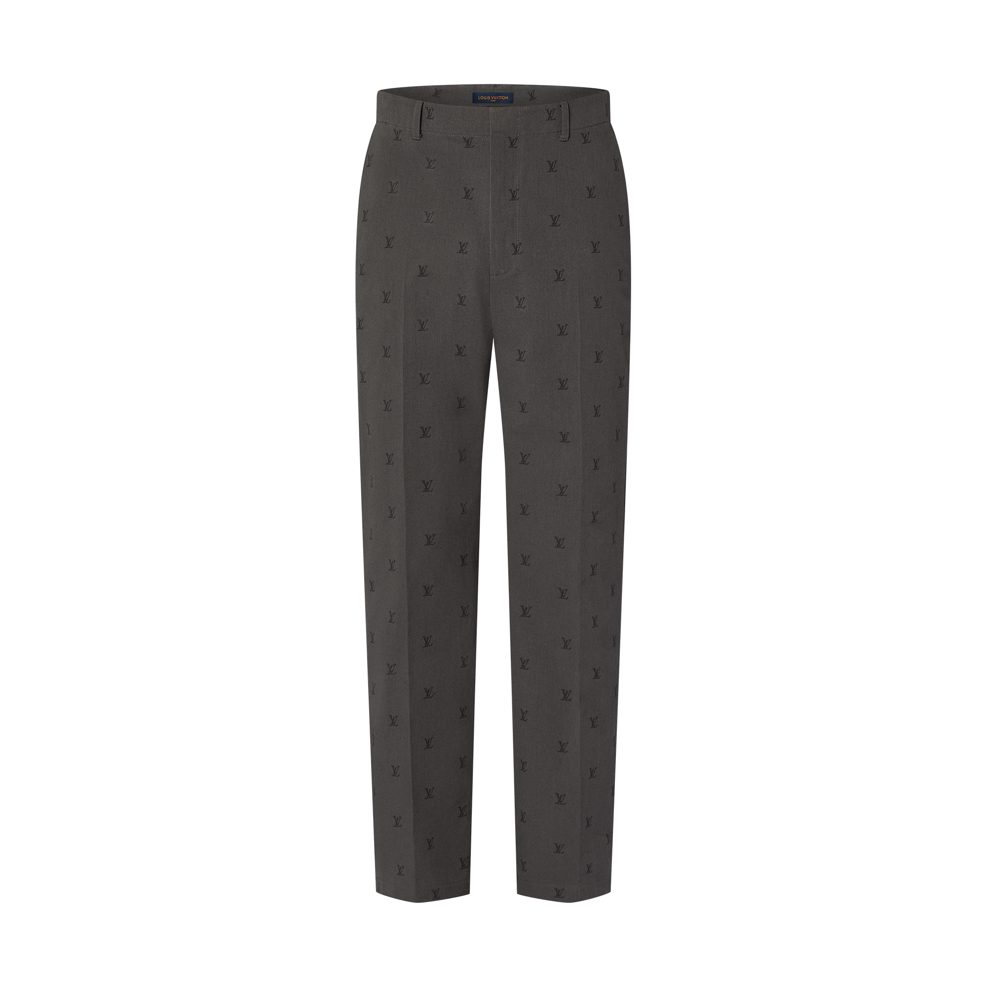  Ready-to-Wear Pants LV Blason Jacquard Cotton Classic Pants | Louis Vuitton ® (Product zoom)