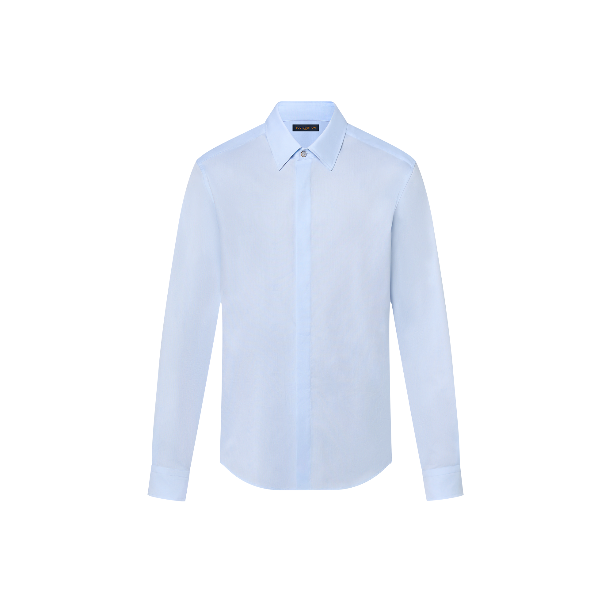  Ready-to-Wear Shirts LV Blason Printed Cotton Long-Sleeved Oxford Shirt | Louis Vuitton ® (Product zoom)