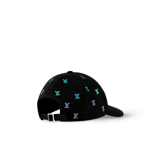 S00 Accessories Hats, Beanies and Gloves LV Blason Shading Denim Cap | Louis Vuitton ® (Product zoom)