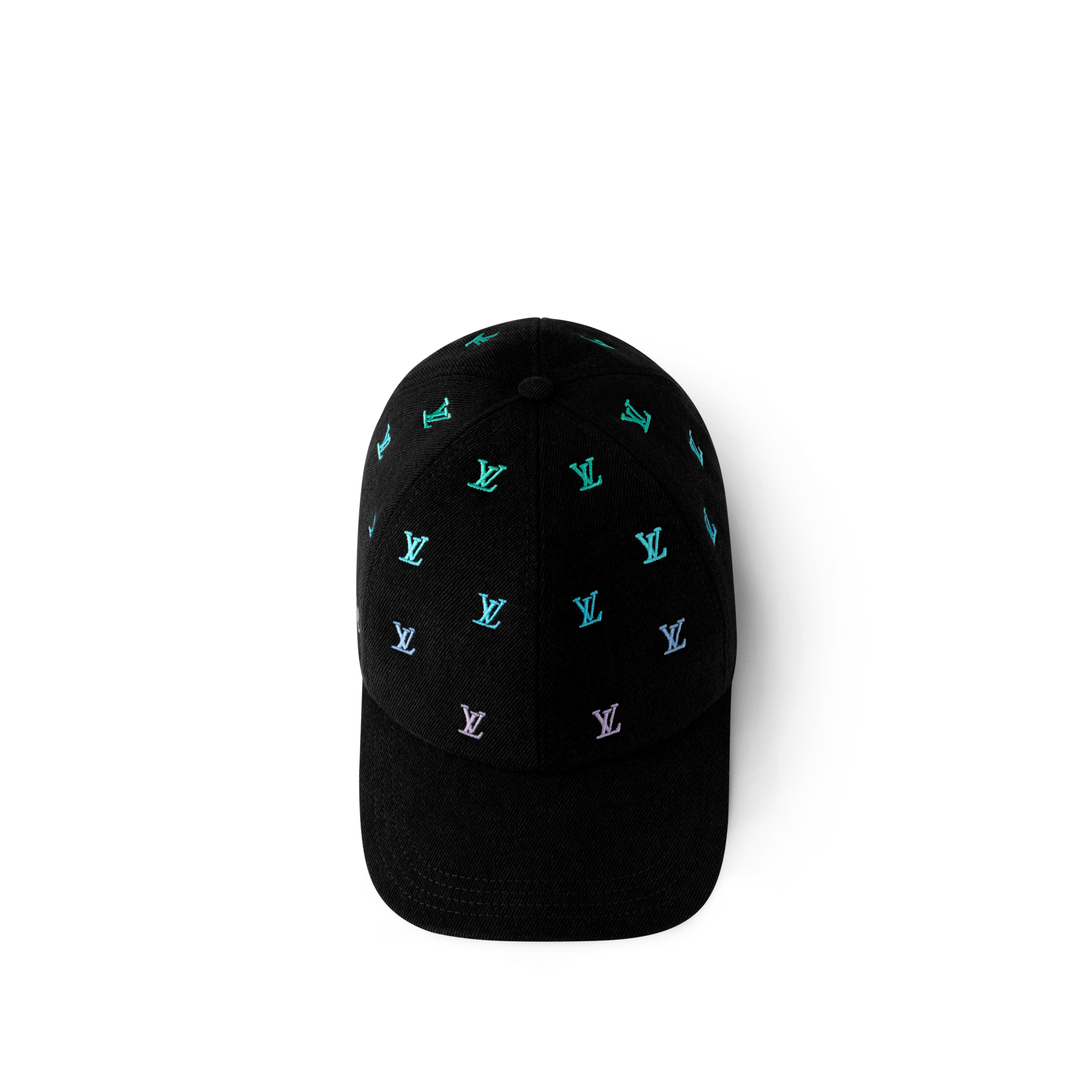 S00 Accessories Hats, Beanies and Gloves LV Blason Shading Denim Cap | Louis Vuitton ® (Product zoom)