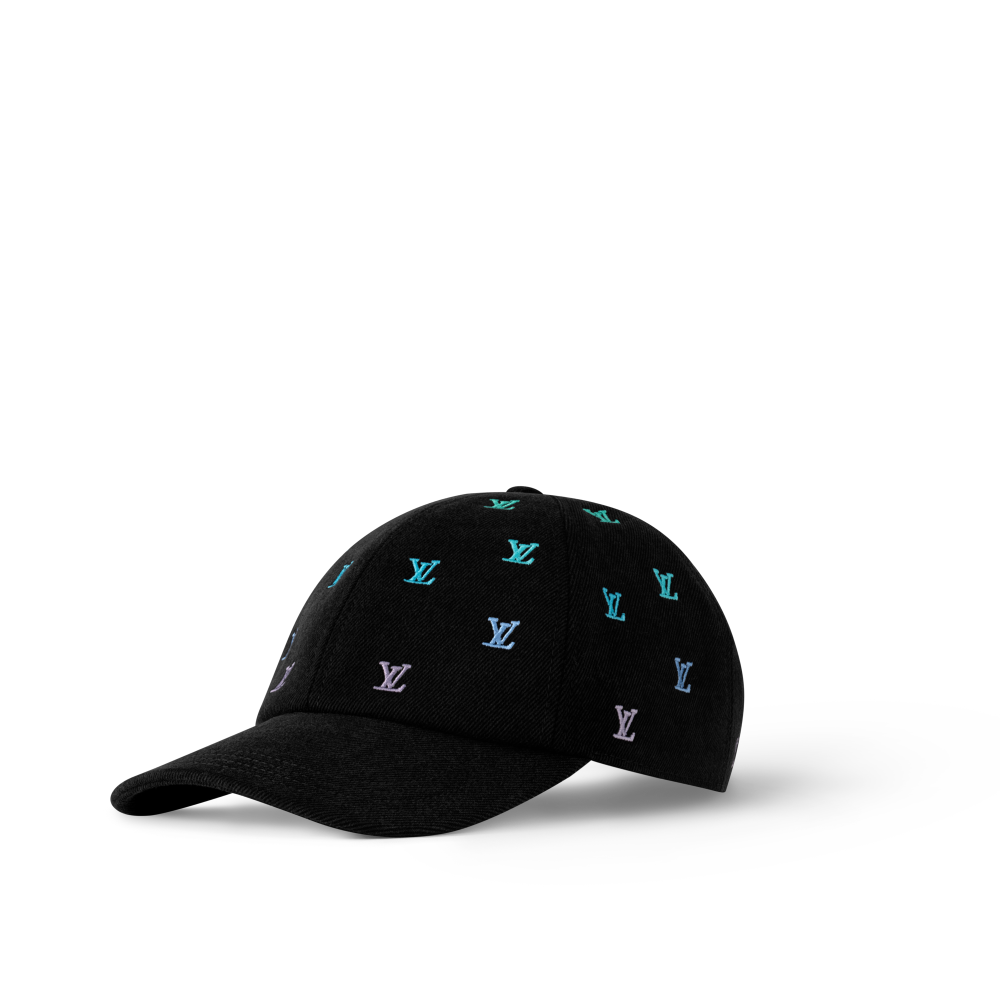 S00 Accessories Hats, Beanies and Gloves LV Blason Shading Denim Cap | Louis Vuitton ® (Product zoom)