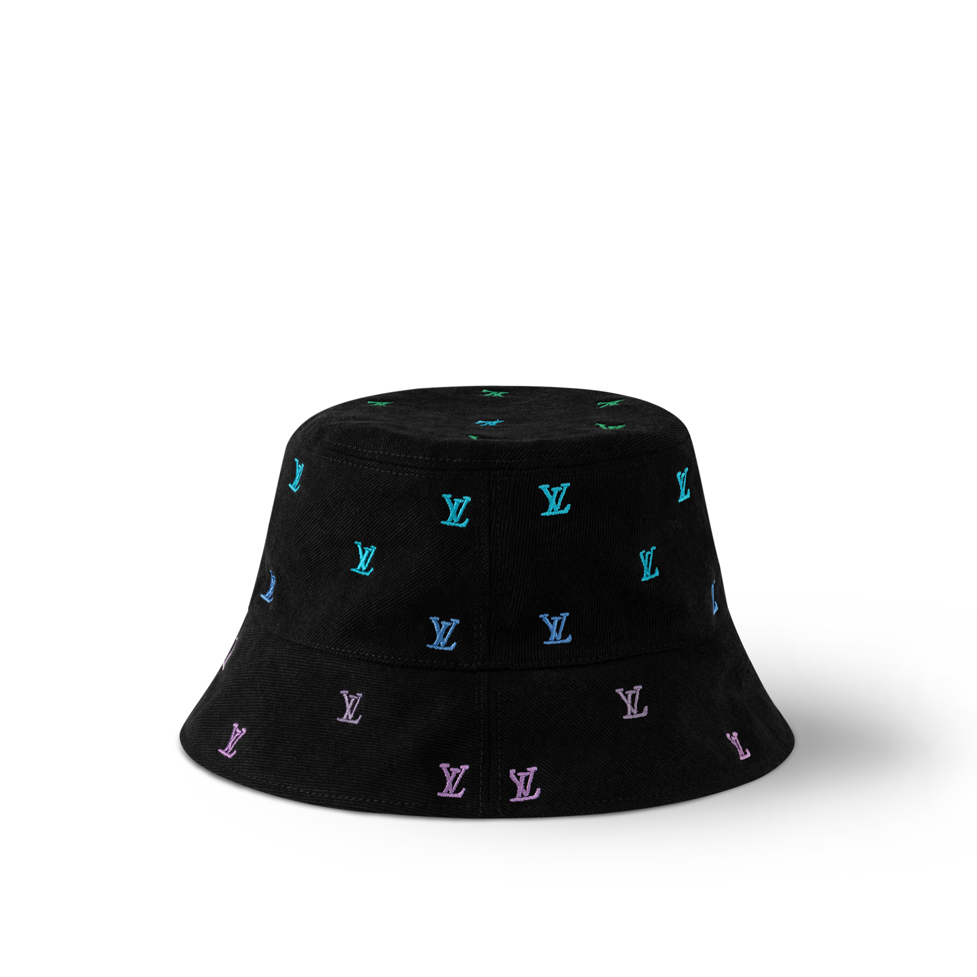 LV Blason Shading Denim Reversible Bucket Hat