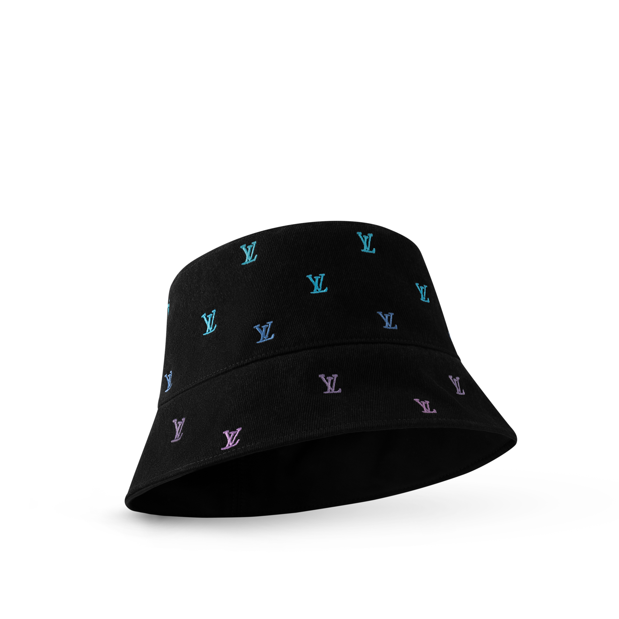 LV Blason Shading Denim Reversible Bucket Hat