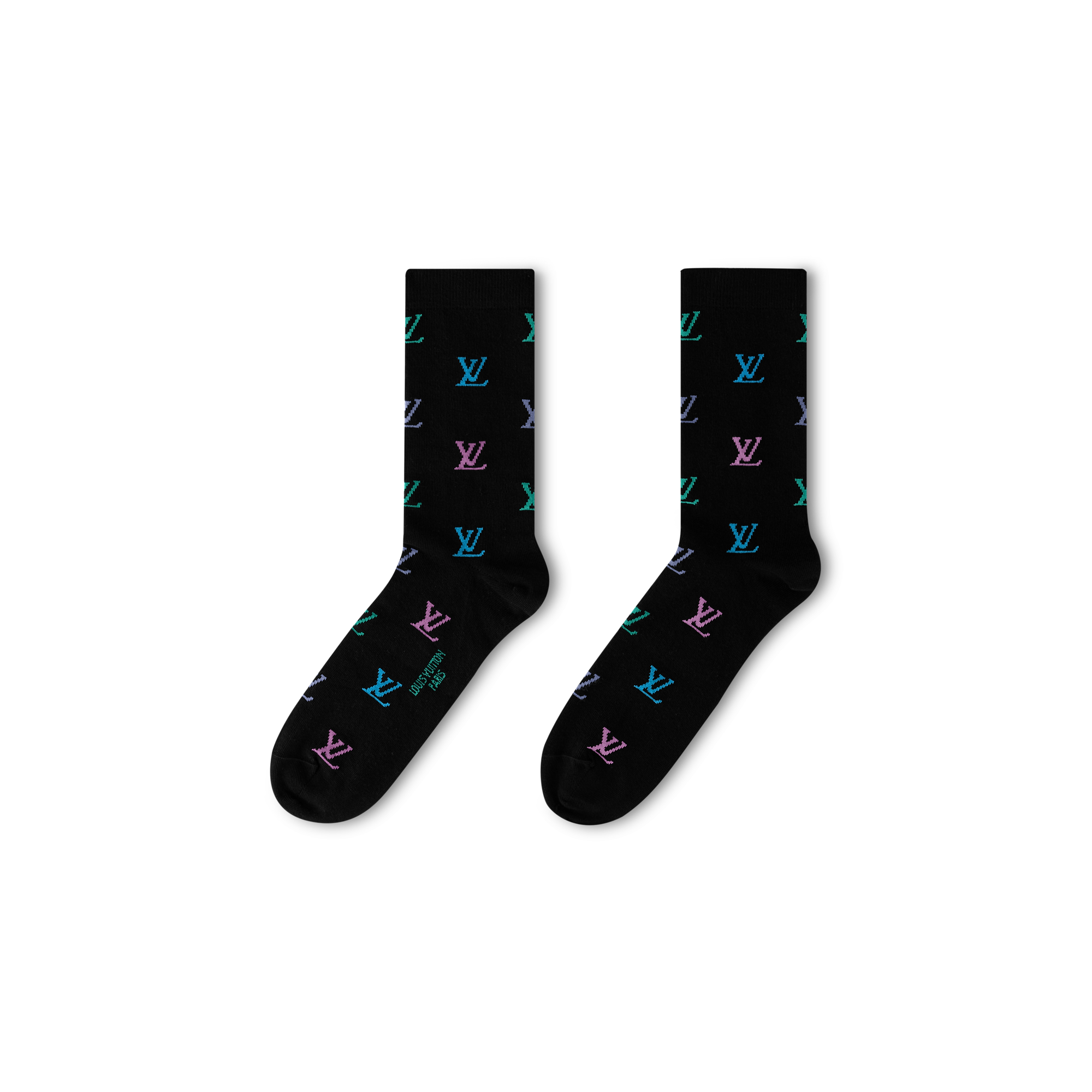 LV Blason Shading Socks