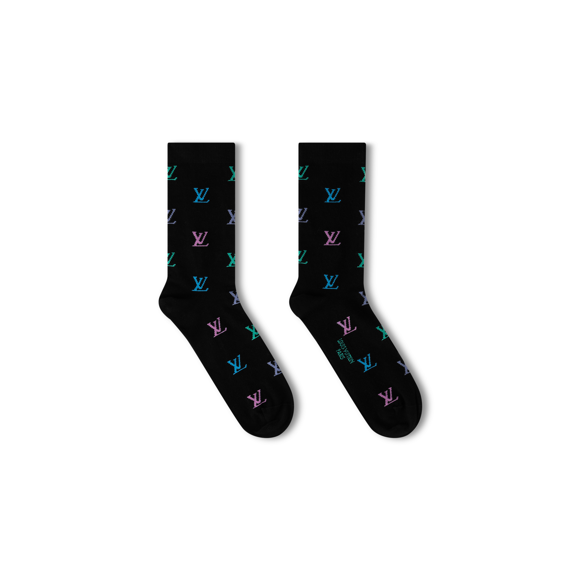 LV Blason Shading Socks