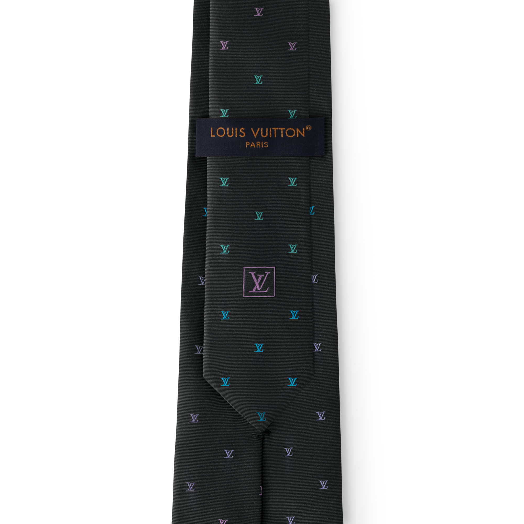 S00 Accessories Ties and Pocket Squares LV Blason Shading Tie | Louis Vuitton ® (Product zoom)