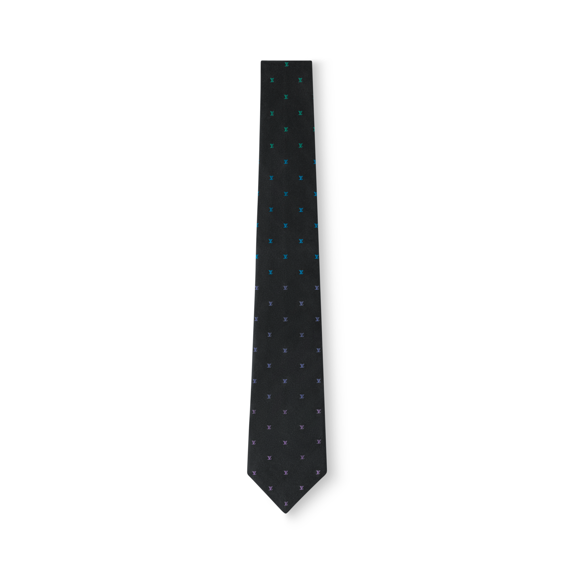 S00 Accessories Ties and Pocket Squares LV Blason Shading Tie | Louis Vuitton ® (Product zoom)