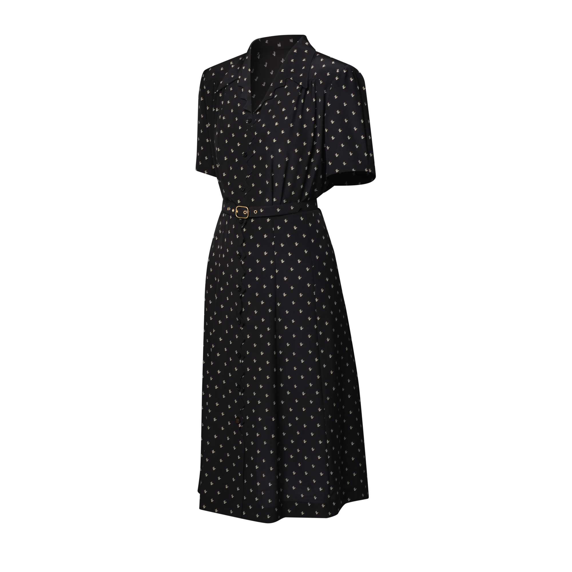  Ready-to-Wear Dresses LV By GC Shirt Dress | Louis Vuitton ® (Product zoom)