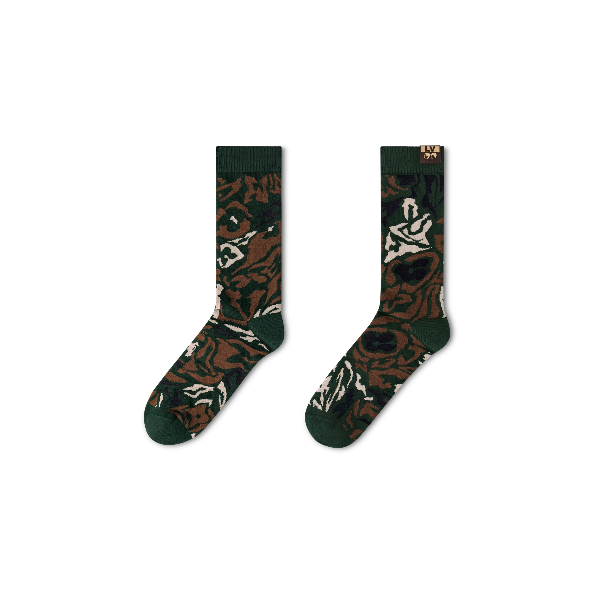 S00 Accessories Home Textile LV Camo Socks | Louis Vuitton ® (Product zoom)