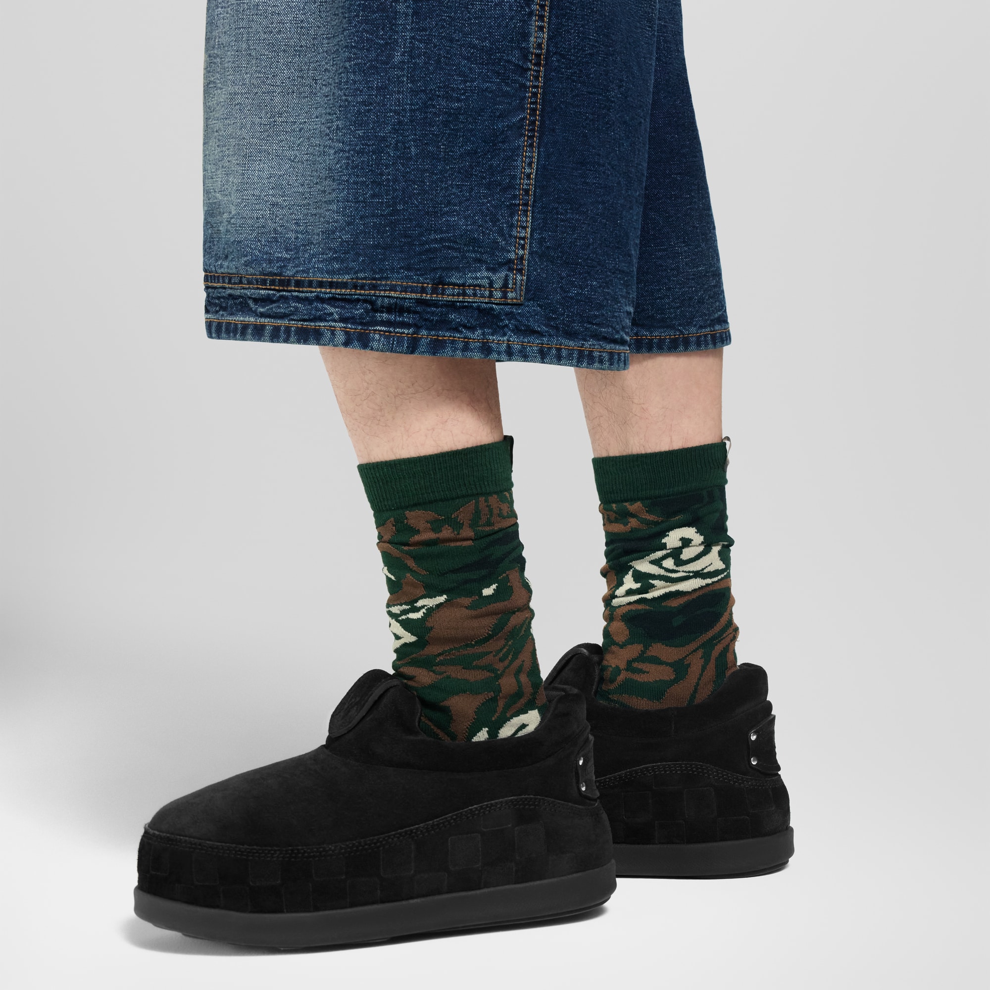 S00 Accessories Home Textile LV Camo Socks | Louis Vuitton ® (Product zoom)