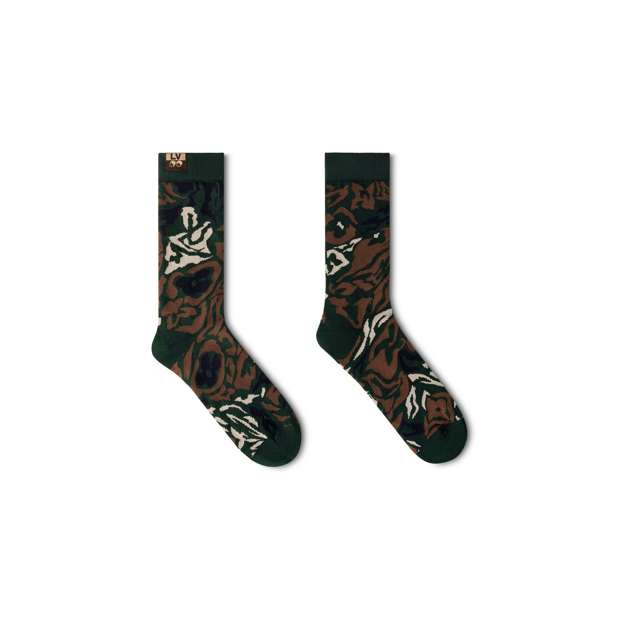 LV Camo Socks