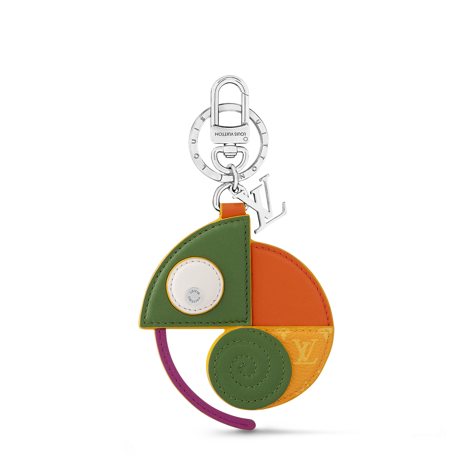 LV Chameleon Key Holder and Bag Charm
