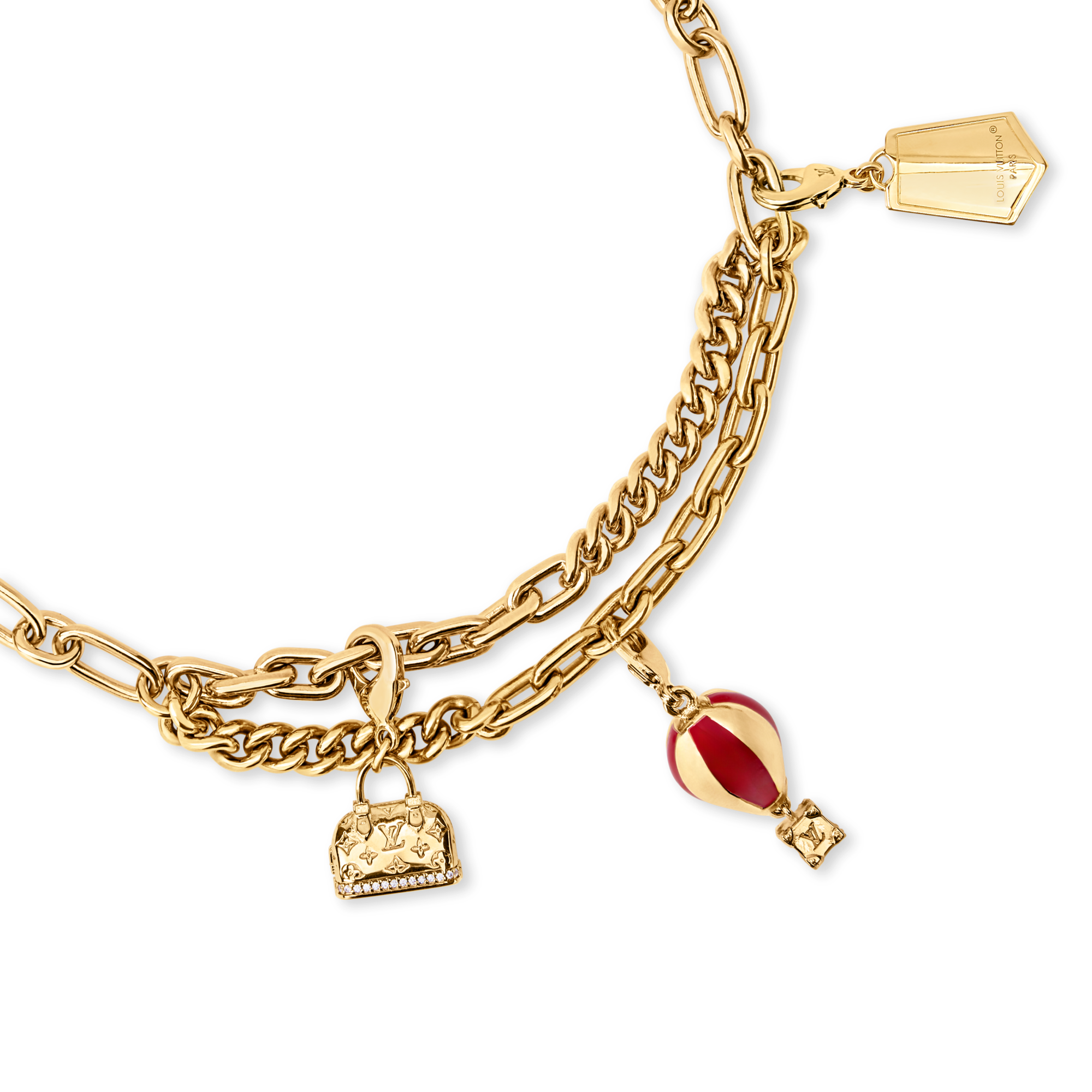 S00 Fashion Jewelry All Fashion Jewelry LV Charms Choker | Louis Vuitton ® (Product zoom)