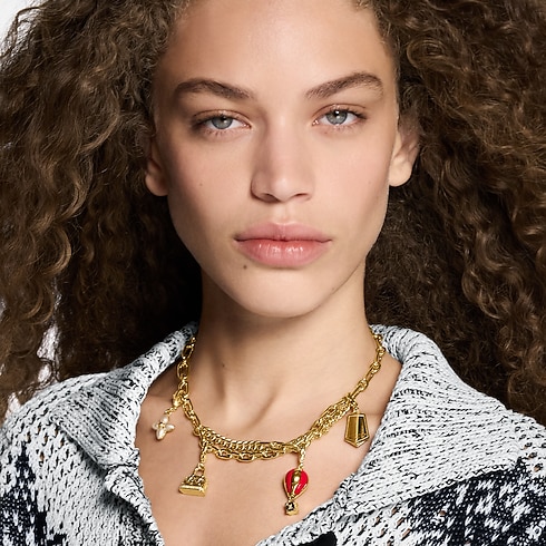S00 Fashion Jewelry All Fashion Jewelry LV Charms Choker | Louis Vuitton ® (Product zoom)