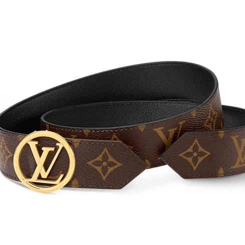 Monogram Accessories Belts LV Circle 35mm Reversible Belt | Louis Vuitton ® (Product zoom)