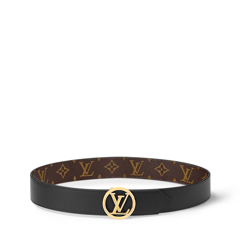 Monogram Accessories Belts LV Circle 35mm Reversible Belt | Louis Vuitton ® (Product zoom)