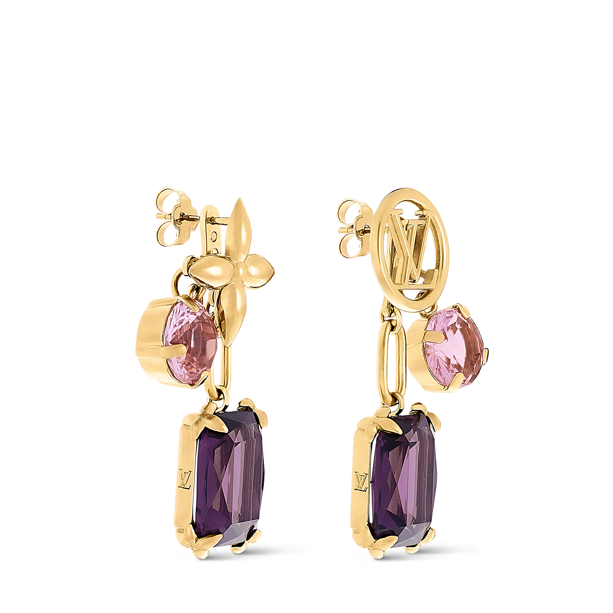 LV Circle Heirloom Earrings