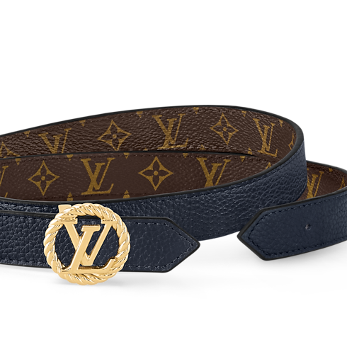 Monogram Accessories Belts LV Circle Nautical 20mm Reversible Belt | Louis Vuitton ® (Product zoom)