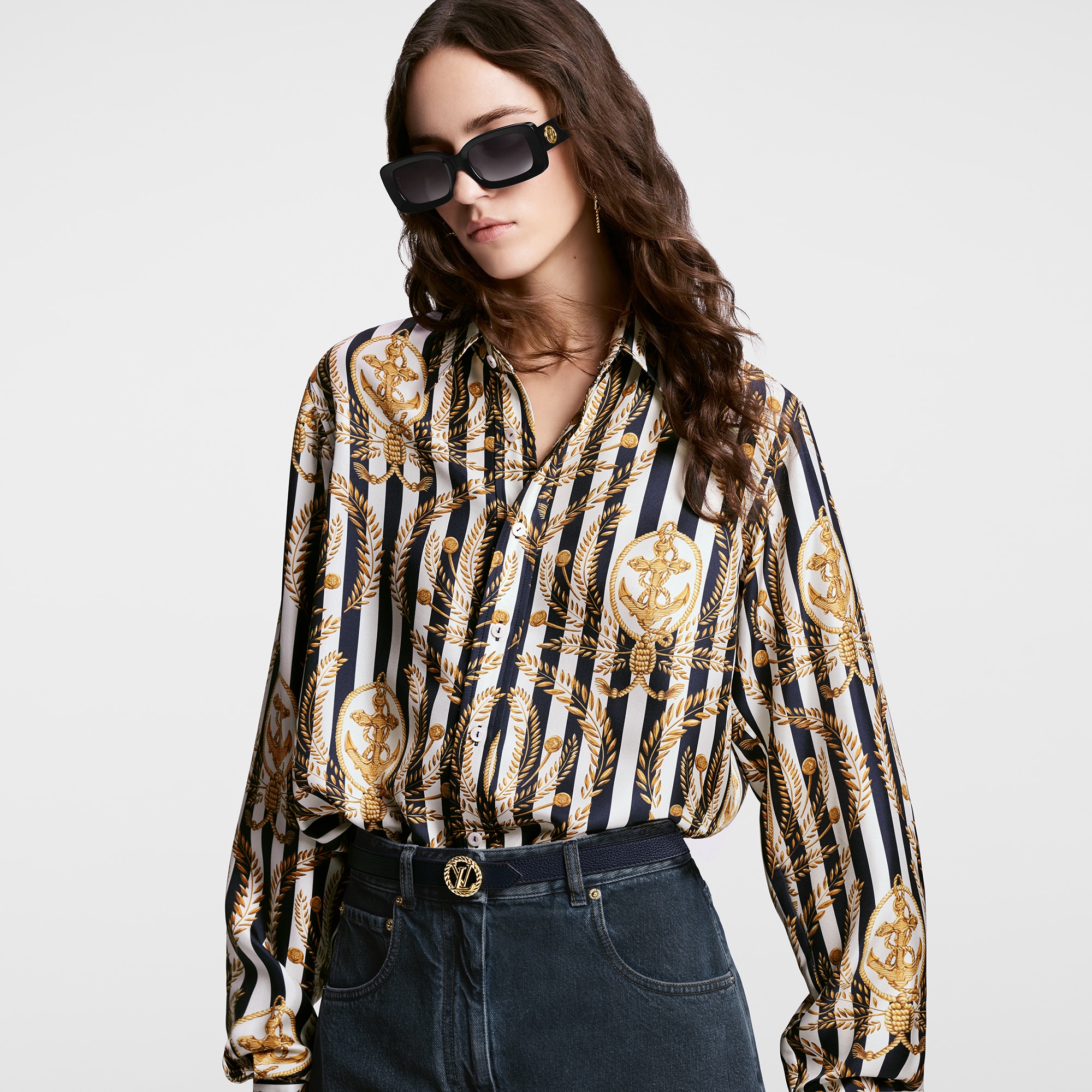 Monogram Accessories Belts LV Circle Nautical 20mm Reversible Belt | Louis Vuitton ® (Product zoom)