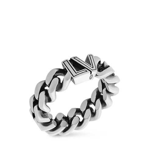 S00 Fashion Jewelry Rings LV Club Chain Ring | Louis Vuitton ® (Product zoom)