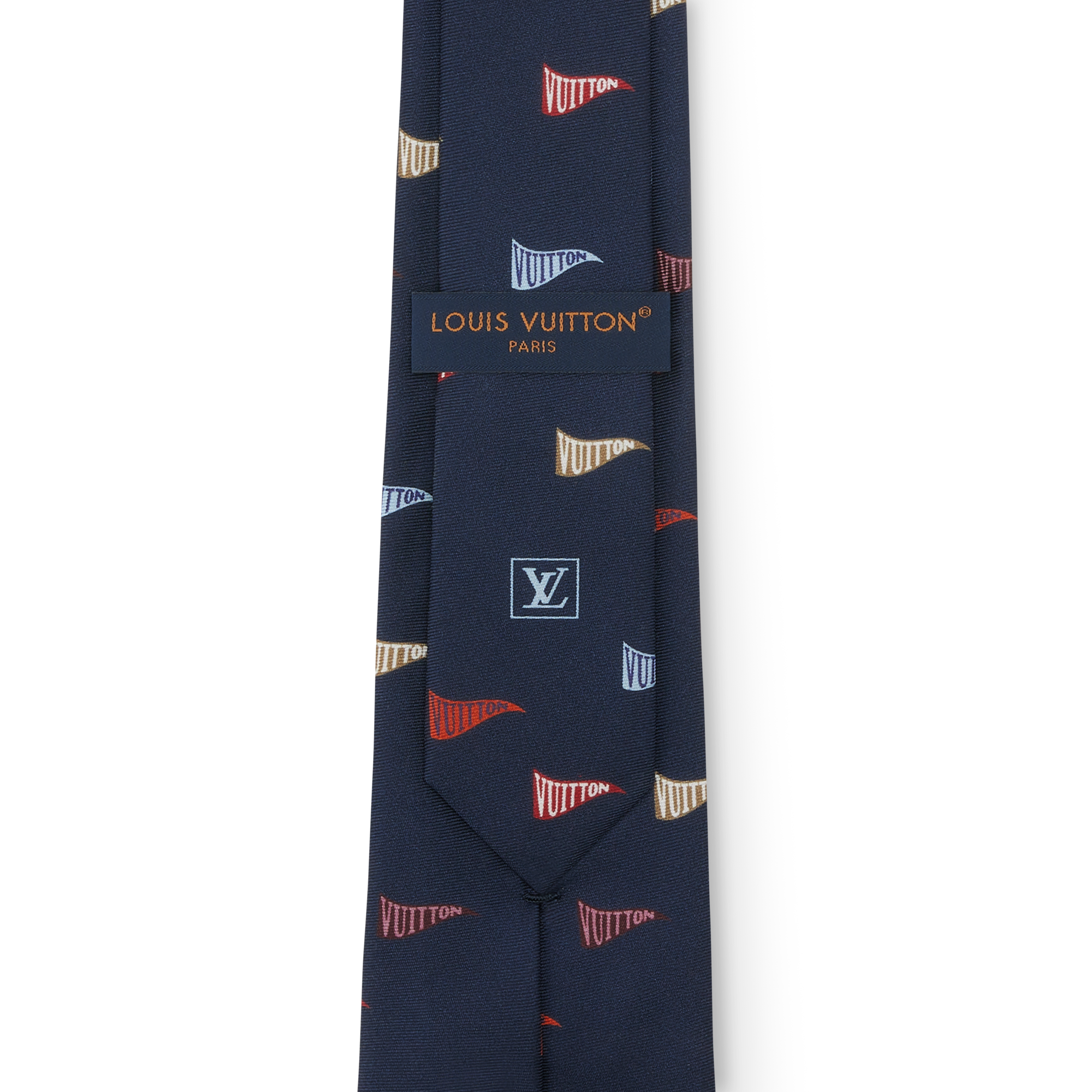 S00 Accessories Ties and Pocket Squares LV Club Flags Tie | Louis Vuitton ® (Product zoom)