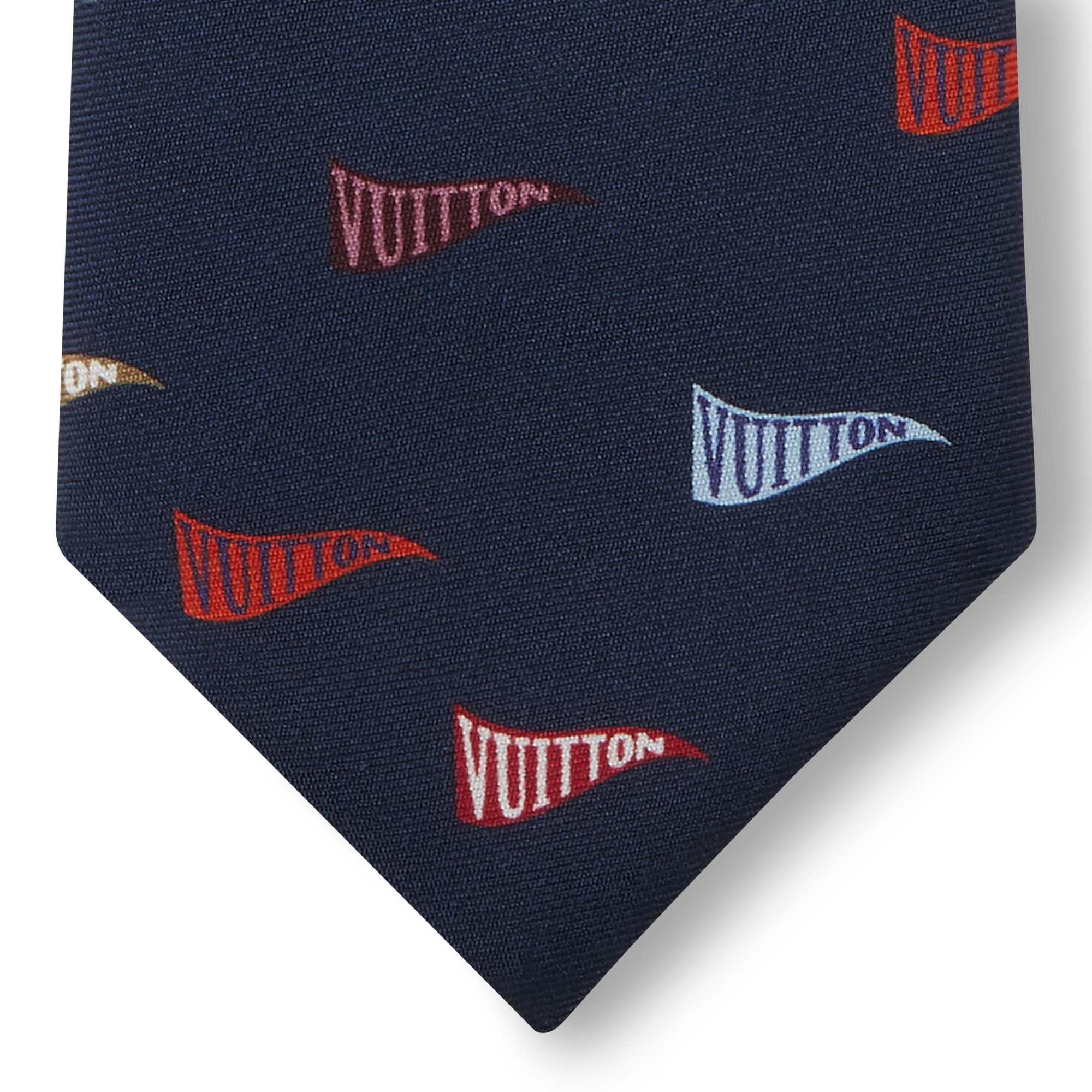 S00 Accessories Ties and Pocket Squares LV Club Flags Tie | Louis Vuitton ® (Product zoom)
