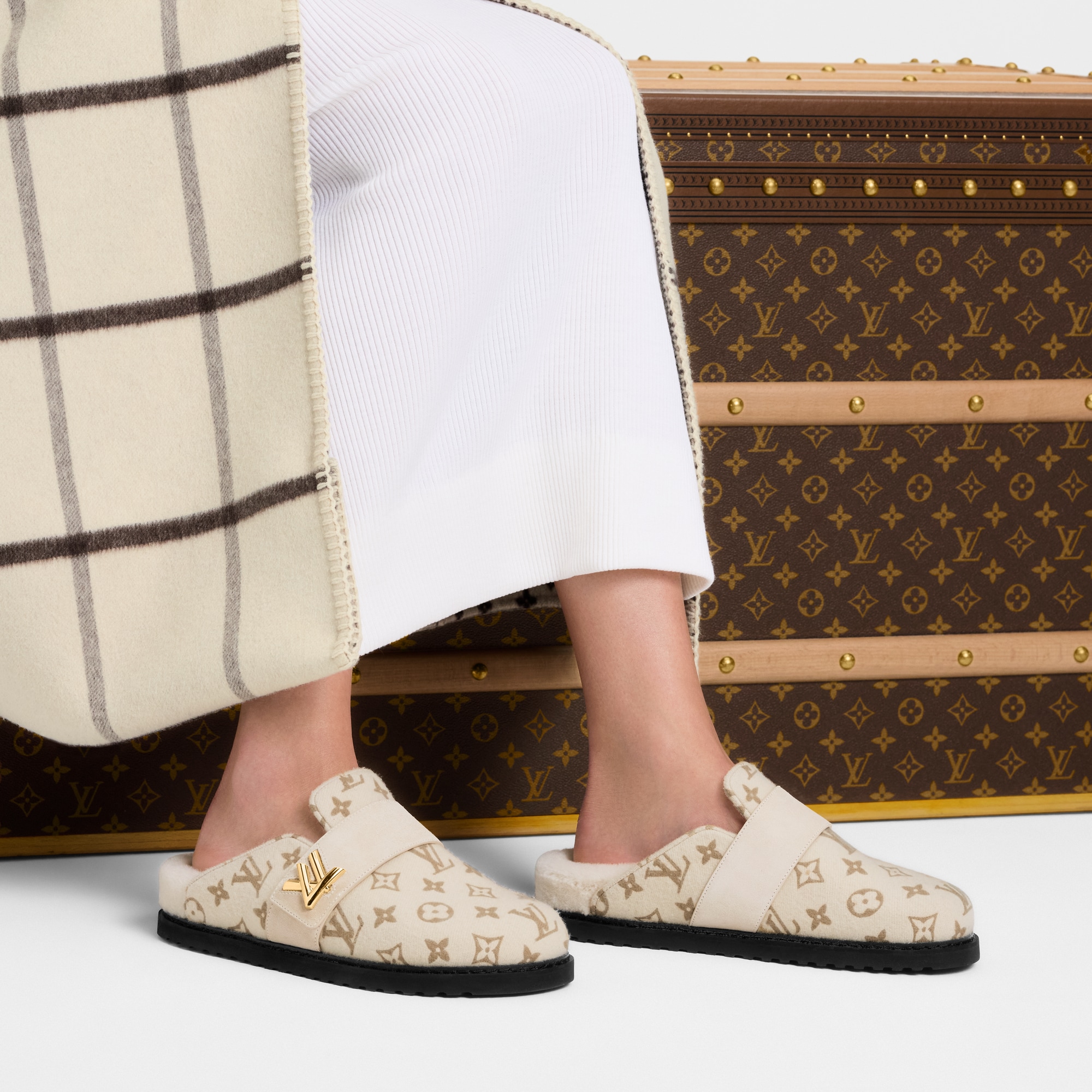  Shoes Mules and Slides LV Cosy Flat Comfort Closed Mule | Louis Vuitton ® (Product zoom)