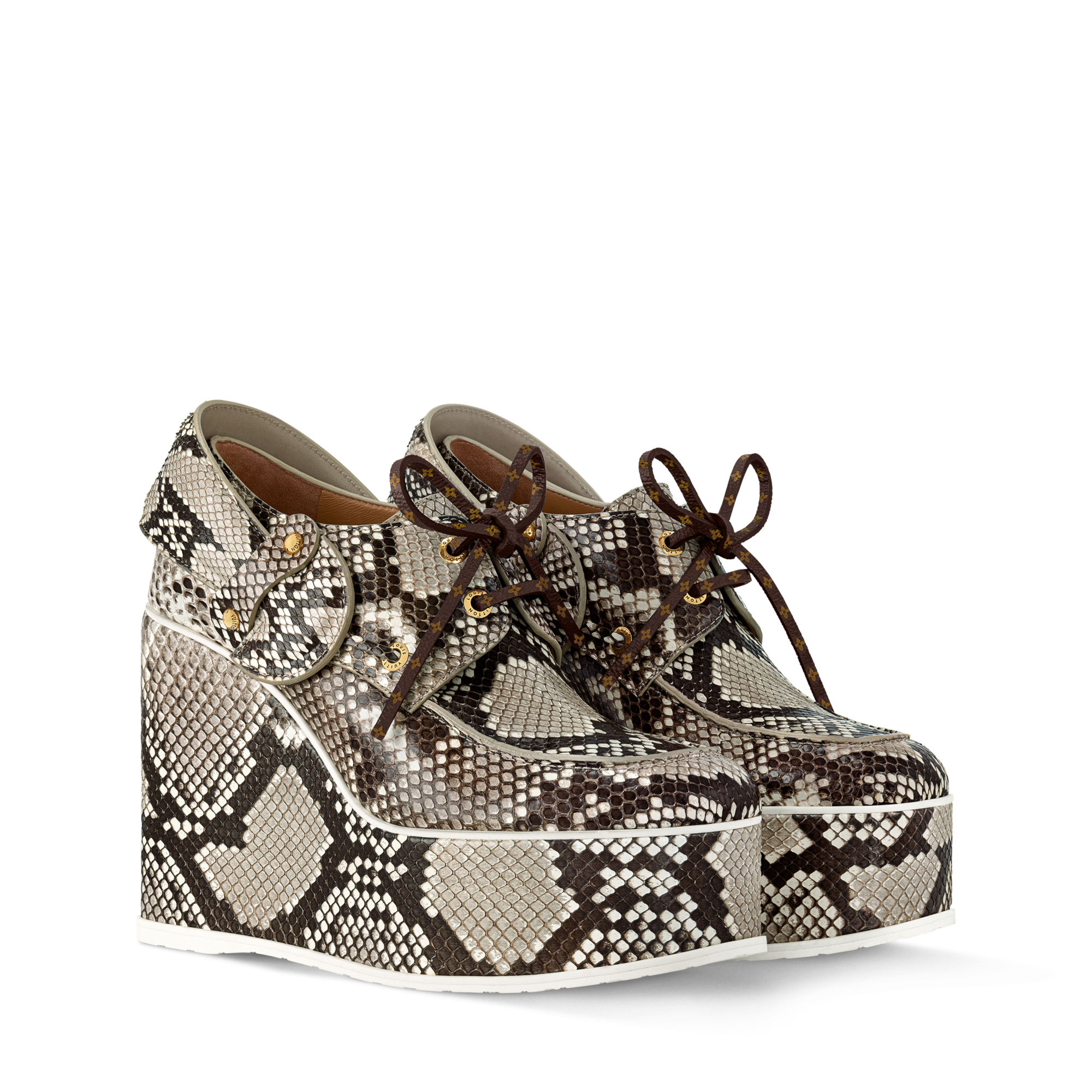  Shoes Loafers and Ballerinas LV Cove Wedge Boat Shoe | Louis Vuitton ® (Product zoom)