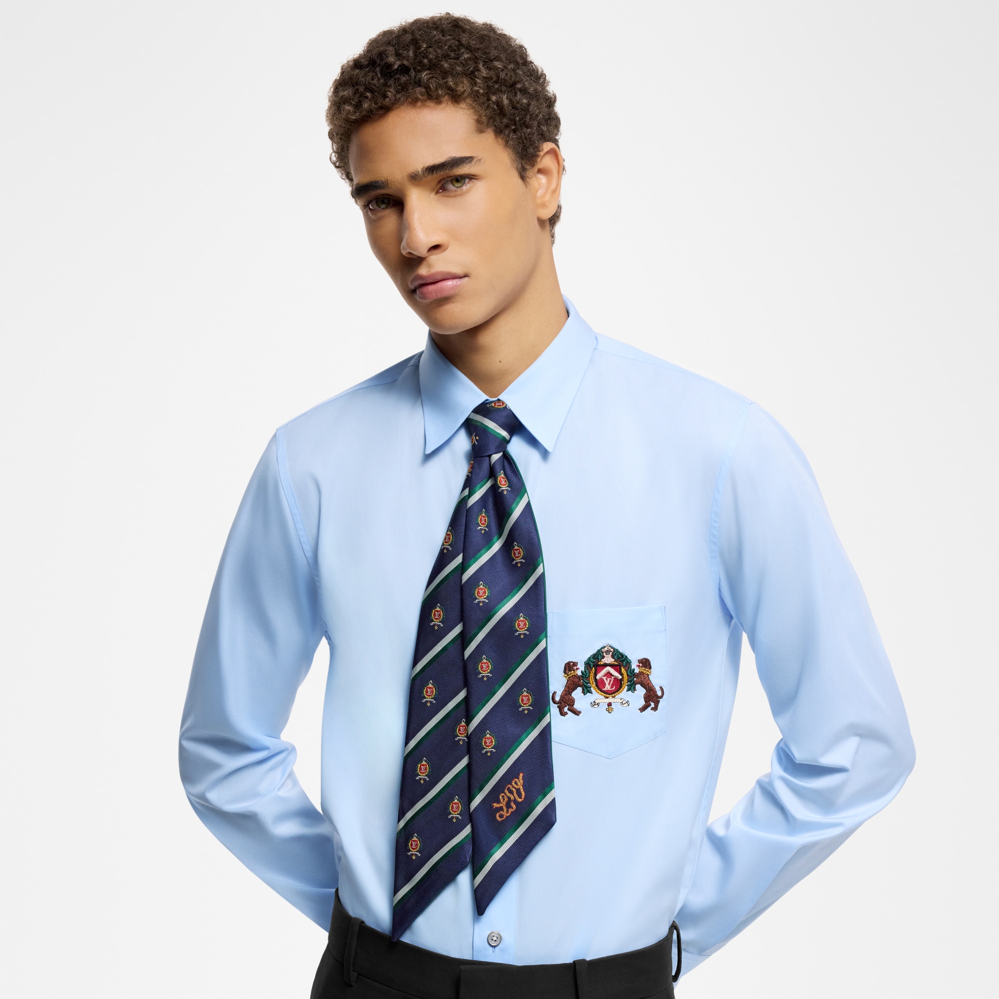 S00 Accessories Ties and Pocket Squares LV Crest Bandeau | Louis Vuitton ® (Product zoom)
