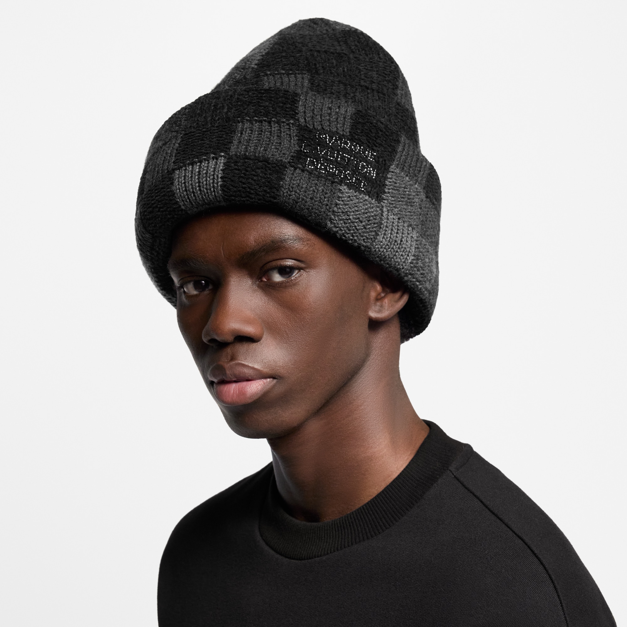 S00 Accessories Hats, Beanies and Gloves LV Crush Damoflage Beanie | Louis Vuitton ® (Product zoom)