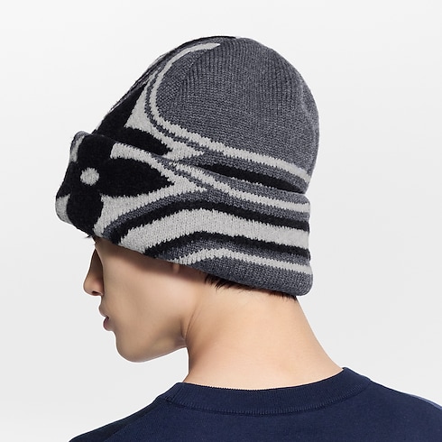 S00 Accessories Hats, Beanies and Gloves LV Crush Graphic Flower Beanie | Louis Vuitton ® (Product zoom)