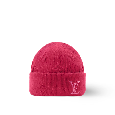 S00 Accessories Hats, Beanies and Gloves LV Crush Monogram Heritage Beanie | Louis Vuitton ® (Product zoom)