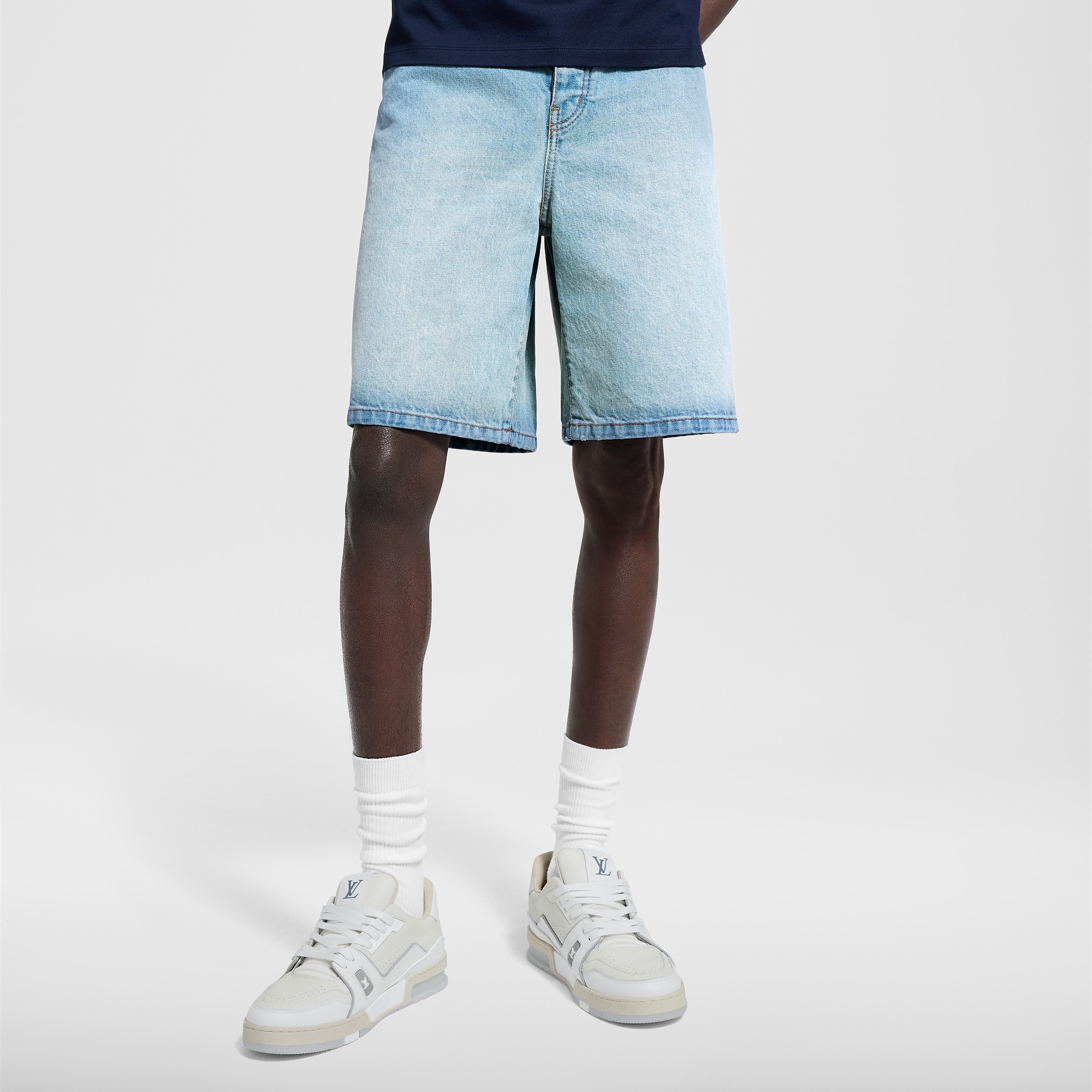 LV Denim Shorts