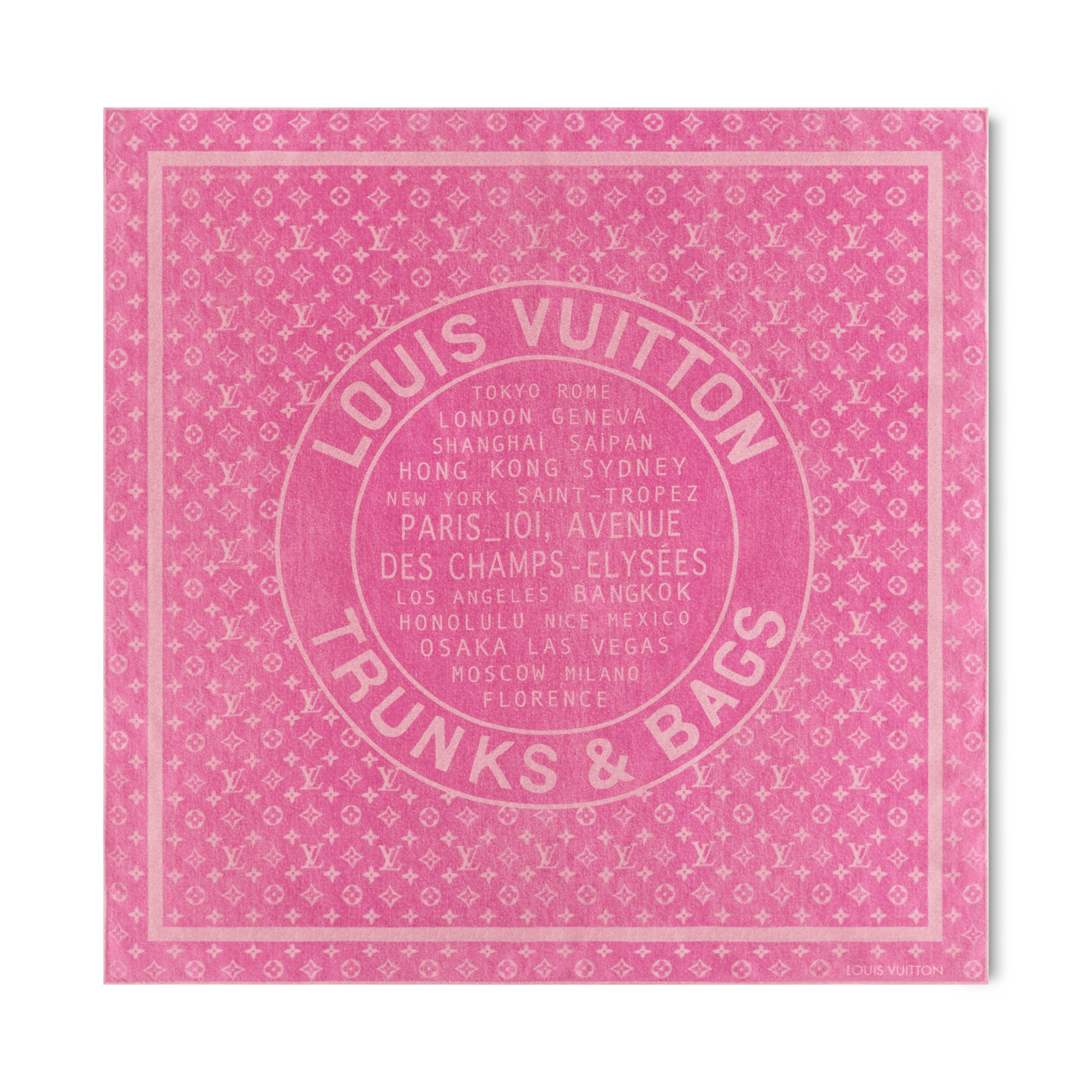 LV Denim Stamp Square 90 S00 - Women - Accessories | LOUIS VUITTON ®