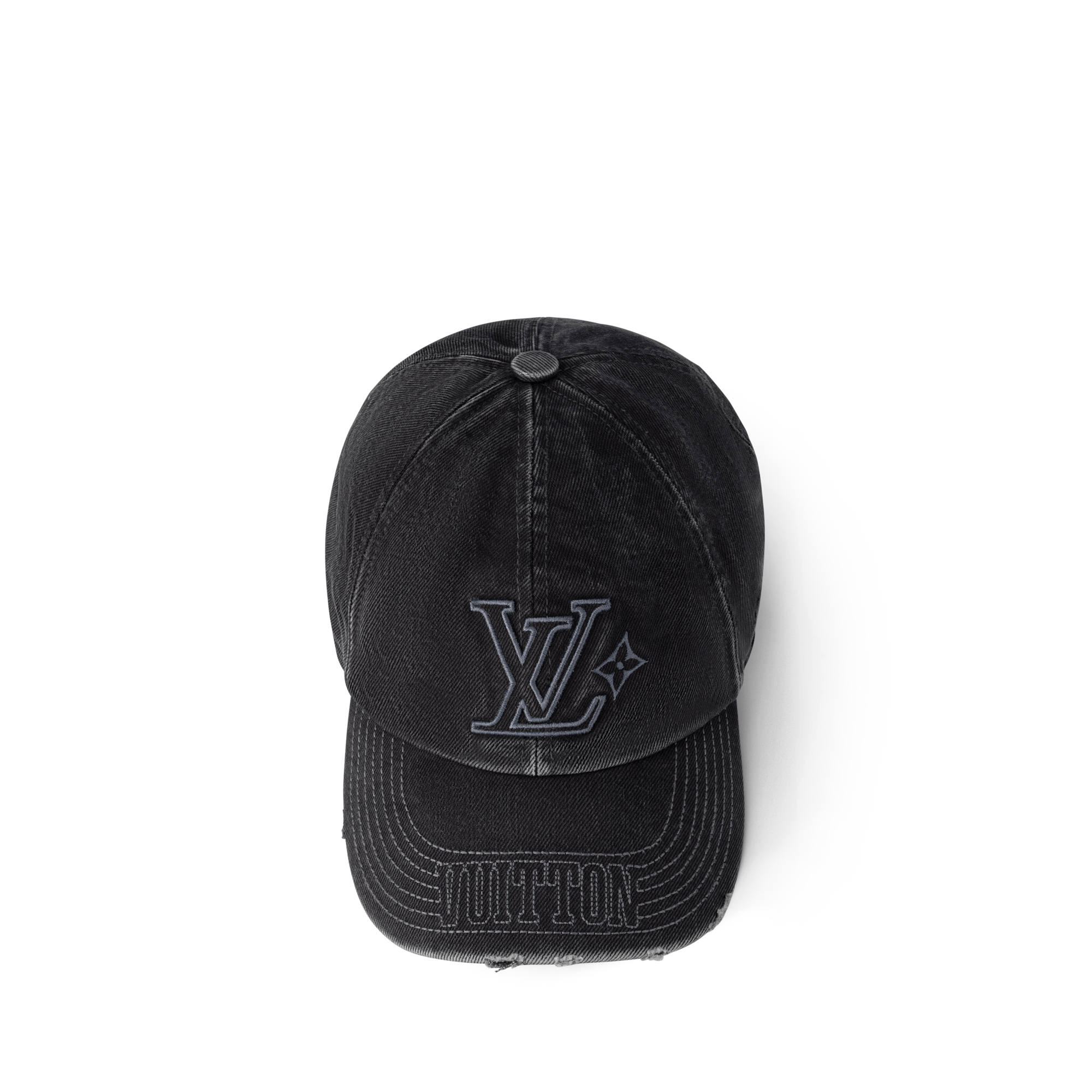 S00 Accessories Hats, Beanies and Gloves LV Denim Washed Cap | Louis Vuitton ® (Product zoom)