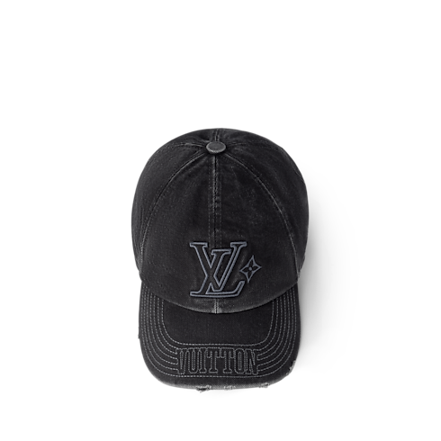 S00 Accessories Hats, Beanies and Gloves LV Denim Washed Cap | Louis Vuitton ® (Product zoom)