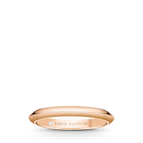Categories Wedding Bands LV Diamonds 2.5mm Band, Pink Gold | Louis Vuitton ® (Product zoom)