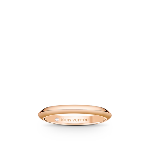 Categories Wedding Bands LV Diamonds 2.5mm Band, Pink Gold | Louis Vuitton ® (Product zoom)