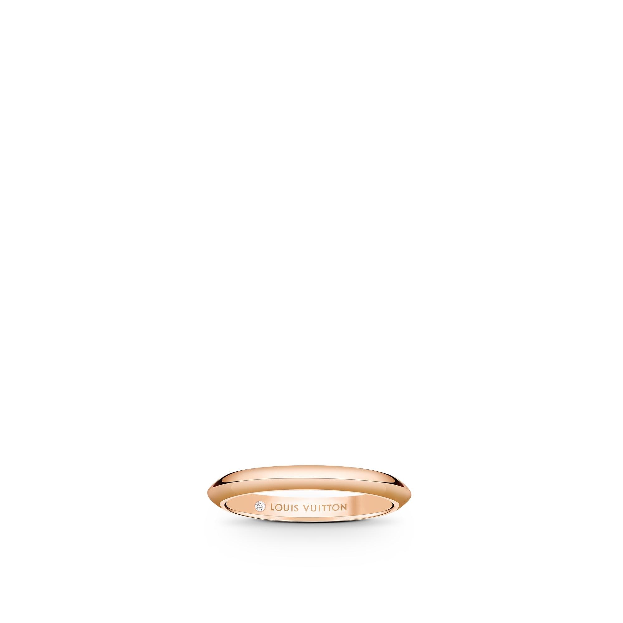  Categories Wedding Bands LV Diamonds 2.5mm Band, Pink Gold | Louis Vuitton ® (Product zoom)