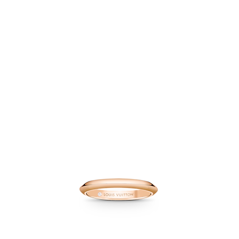 Categories Wedding Bands LV Diamonds 2.5mm Band, Pink Gold | Louis Vuitton ® (Product zoom)
