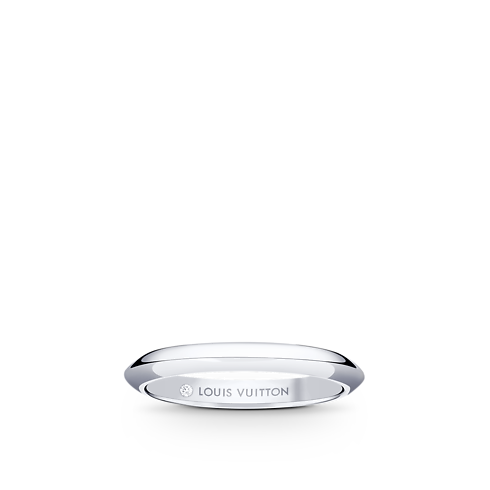 Categories Wedding Bands LV Diamonds 2.5mm Band, Platinum | Louis Vuitton ® (Product zoom)