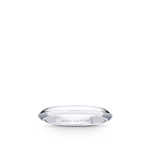 Categories Wedding Bands LV Diamonds 2.5mm Band, Platinum | Louis Vuitton ® (Product zoom)