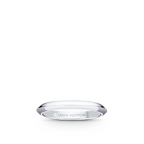 Categories Wedding Bands LV Diamonds 2.5mm Band, Platinum | Louis Vuitton ® (Product zoom)