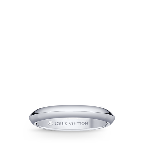 Categories Wedding Bands LV Diamonds 3mm Band, Platinum | Louis Vuitton ® (Product zoom)